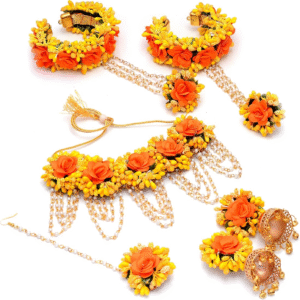 floral jewelry set