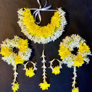 floral jewelry set for mayyon