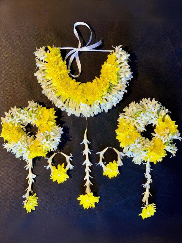 floral jewelry set for mayyon